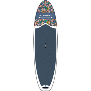 2019 O'Neill Lifestyle 10'6 Inflatable SUP Board, Paddle, Pump, Bag & Leash Flowers